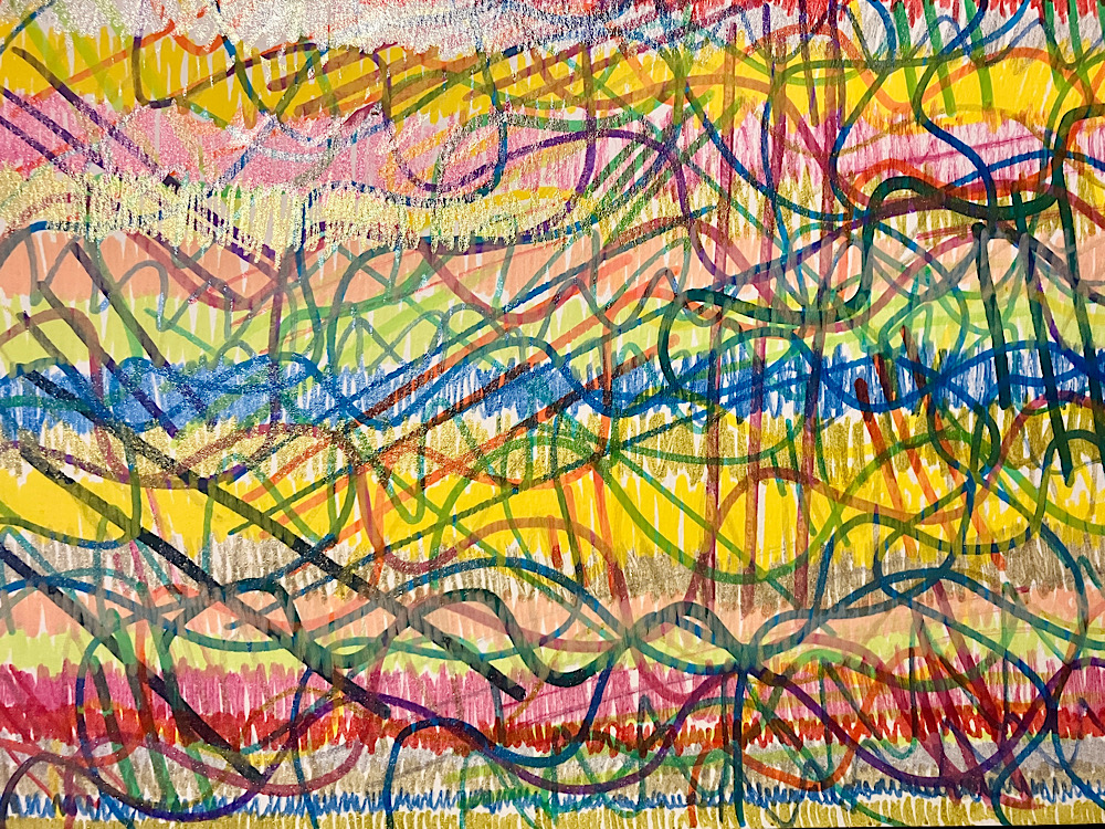 Visual art piece #2 from the Meet Me in Crip Time Collection