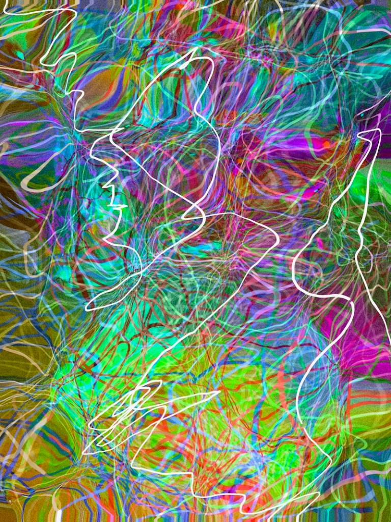 Visual art piece #7 from the Not Dead Collection